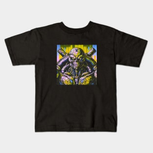 Cyborg Turtle Kids T-Shirt